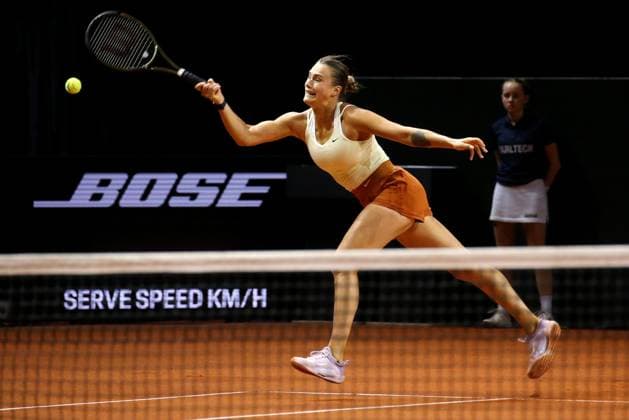 19 04 2023, Germany, Stuttgart, Porsche Tennis Grand Prix 2023, Aryna Sabalenka