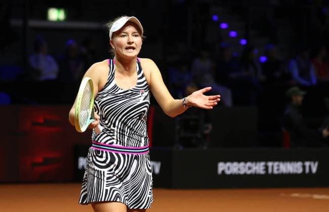 19 04 2023, Germany, Stuttgart, Porsche Tennis Grand Prix 2023, Barbora Krejcikova