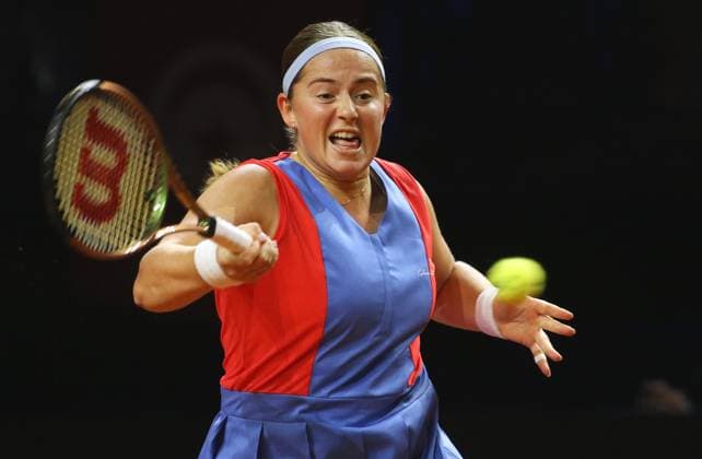 19 04 2023, Germany, Stuttgart, Porsche Tennis Grand Prix 2023, Jelena Ostapenko