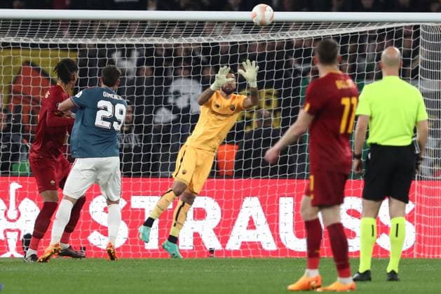 Rome, Italy 20.04.2023: Rui Pedro Patricio of Roma in action during the Uefa Europa League 2023 football match, quarter finals, AS Roma vs Feyenoord at Olympic stadium in Rome, Italy.  Copyright: xmarcoxiacobuccix xipa-agency.netx xmarcoxiacobuccix 0 IPA_IPA37434751