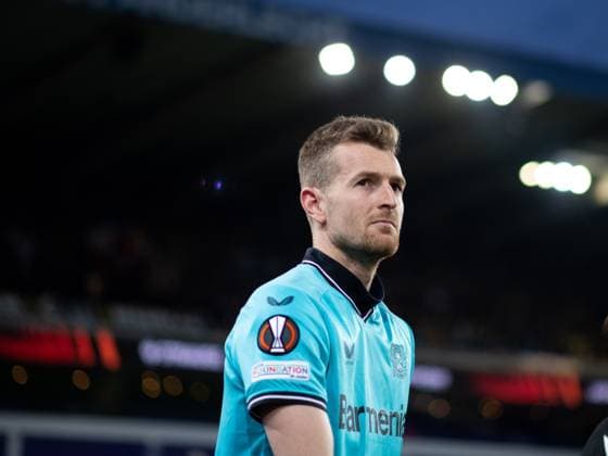 Lukas Hradecky Bayer 04 Leverkusen, 01 , BEL, Royal Union Saint Gilloise vs Bayer 04 Leverkusen, Football UEFA Europa League, Quarterfinal second leg, Season 2022 2023, 20 04 2023 BEL, Royal Union Saint Gilloise vs Bayer 04 Leverkusen, Football UEFA Europa League, Quarterfinal second leg, Season 2022 2023, 20 04 2023 Anderlecht Copyright: xEibner-Pressefoto Memmlerx EP_MMR