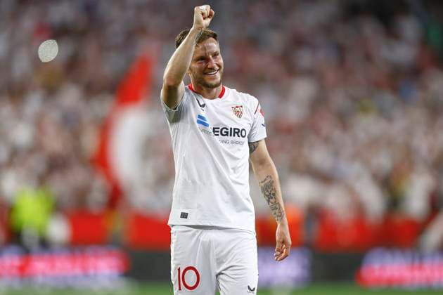 ESP: Sevilla FC Manchester United, ManU UEFA Europa League Ivan Rakitic of Sevilla FC during the UEFA Europa League match, quarter finals, second leg, between Sevilla FC v Manchester United played at Ramon Sanchez Pizjuan Stadium on April 20, 2023 in Sevilla, Spain. kpng Copyright: xAntonioxPozox xPRESSINx PS_230420_034