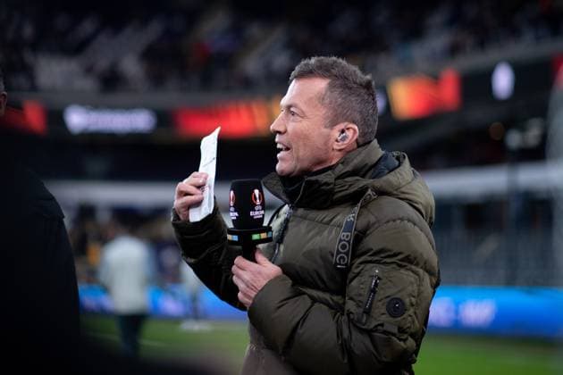 Lothar Matthaeus Ex National Player, RTL TV Expert , BEL, Royal Union Saint Gilloise vs Bayer 04 Leverkusen, Football UEFA Europa League, Quarterfinal second leg, Season 2022 2023, 20 04 2023 BEL, Royal Union Saint Gilloise vs Bayer 04 Leverkusen, Football UEFA Europa League, Quarterfinal second leg, Season 2022 2023, 20 04 2023 Anderlecht Copyright: xEibner-Pressefoto Memmlerx EP_MMR