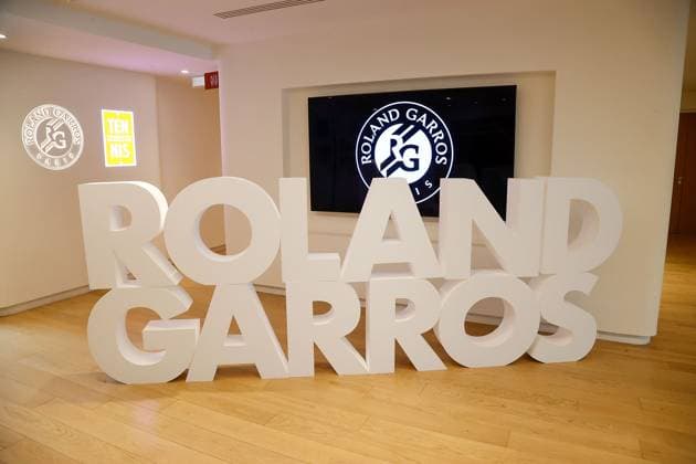Paris 21 04 2022, tennis, press conference French Open 2023 Roland Garros , FRA, Paris, Roland Garros image v li symbol photo, symbol image logo, Roland Garros 2023 Copyright: HMBxMedia AntonioxBorga