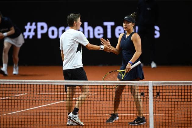 Porsche Tennis Grand Prix Desiree Krawczyk, USA, Demi Schwurs, NED
