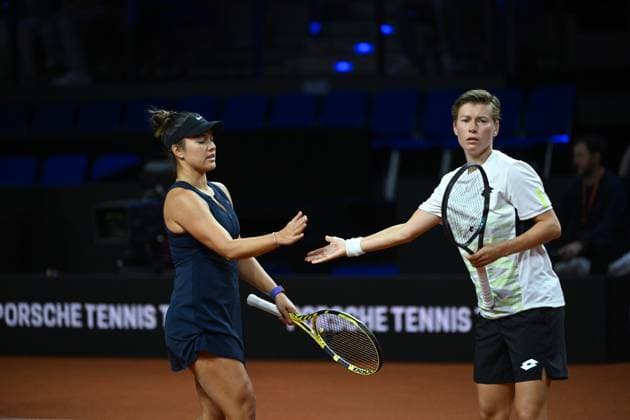 Porsche Tennis Grand Prix Desiree Krawczyk, USA, Demi Schwurs, NED