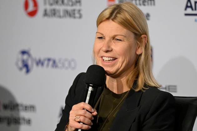 Tennis, WTA Tournament in Stuttgart, Press Conference