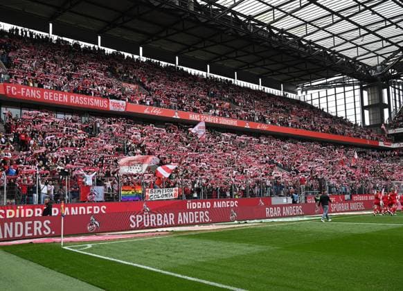23 04 2023, Cologne, Germany, Rhein Energie Stadium, 1 FC Koeln vs Eintracht Frankfurt Frauen Bundesliga, Fans 1 FC Koeln Interior Photo Ralf Treese, Ralf Treese DFB DFL REGULATIONS PROHIBIT ANY USE OF PHOTOGRAPHS AS IMAGE SEQUENCES AND OR QUASI VIDEO Cologne Rhein Energie Stadium North Rhine Westphalia Germany  521_KOESGE20230423_002 Treese-521