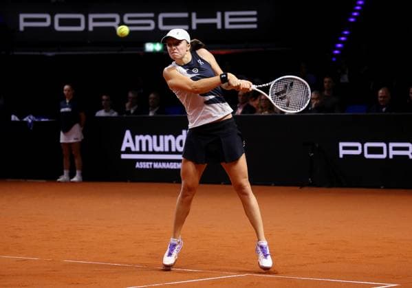 23 04 2023, Germany, Stuttgart, Porsche Tennis Grand Prix 2023 Final, Iga Swiatek POL
