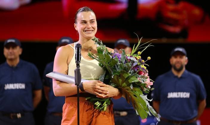 23 04 2023, Germany, Stuttgart, Porsche Tennis Grand Prix 2023 Final, Aryna Sabalenka