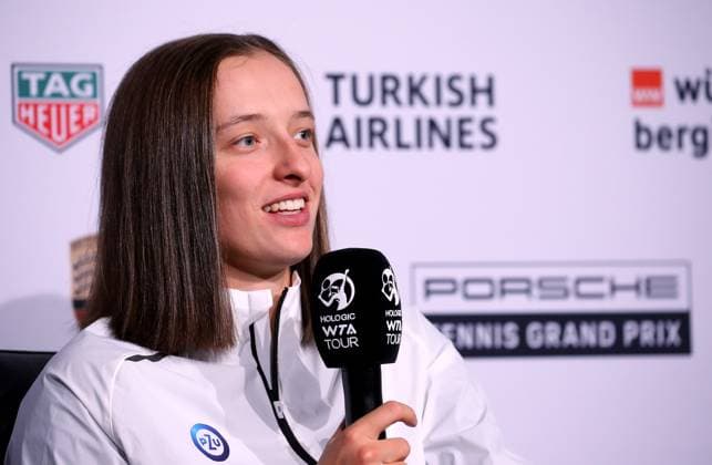 23 04 2023, Germany, Stuttgart, Porsche Tennis Grand Prix 2023 Final, Iga Swiatek POL