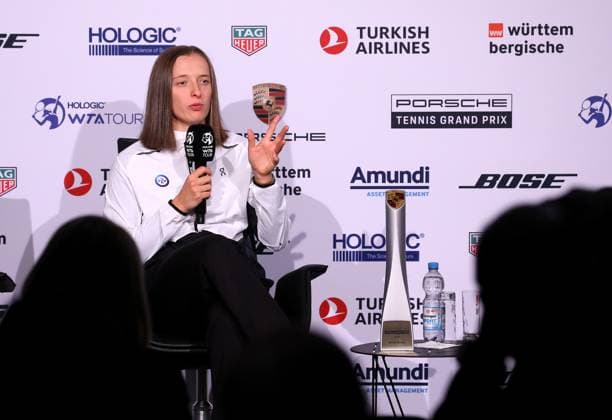 23 04 2023, Germany, Stuttgart, Porsche Tennis Grand Prix 2023 Final, Iga Swiatek POL