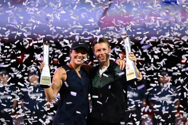 Porsche Tennis Grand Prix Desiree Krawczyk, USA, Demi Schwurs, NED