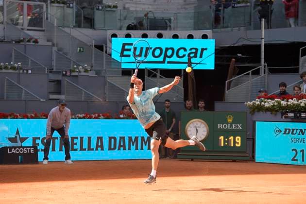 RECORD DATE NOT STATED 2023 Mutua Madrid Open Taro Daniel of Japan in action against Daniel Rincon of Spain during qualifying at the Mutua Madrid Open 2023 tennis tournament on April 24, 2023 at Caja Magica stadium in Madrid, Spain. madrid Spain  Copyright: xJuanxCarlosxLucasx originalFilename:lucas-notitle230424_npvNC.jpg