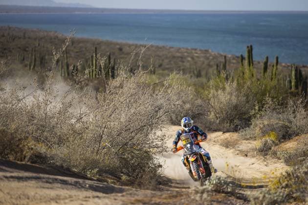 52 WALKNER Matthias (aut), Red Bull KTM Factory Racing, KTM 450 Rally Factory, FIM W2RC, action during the Stage 2 of the Sonora Rally 2023, 3rd round of the 2023 World Rally-Raid Championship, between Hermosillo and Penasco on April 25th, 2023 in Penasco, Mexico - AUTO - W2RC - SONORA RALLY 2023 DPPI Panoramic  05323003__DE_6784
