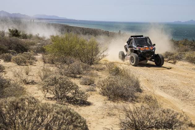401 UMEDA Shinsuke (jap), JATON Facundo (arg), Polaris RZR Pro R, FIA W2RC, action during the Stage 2 of the Sonora Rally 2023, 3rd round of the 2023 World Rally-Raid Championship, between Hermosillo and Penasco on April 25th, 2023 in Penasco, Mexico - AUTO - W2RC - SONORA RALLY 2023 DPPI Panoramic  05323003__DE_7520