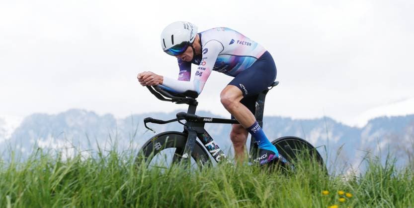 Photo Manuel Geisser 25 04 2023 Le Bouveret , SWITZERLAND , 76 Tour de Romandie 2023 Prologue Le Bouveret Le Bouveret Chris Froome GBR Team Israel Premier Tech