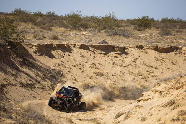 401 UMEDA Shinsuke (jap), JATON Facundo (arg), Polaris RZR Pro R, FIA W2RC, action during the Stage 3 of the Sonora Rally 2023, 3rd round of the 2023 World Rally-Raid Championship, around Penasco on April 26th, 2023 in Penasco, Mexico - AUTO - W2RC - SONORA RALLY 2023 DPPI Panoramic  05323003__DE_8306