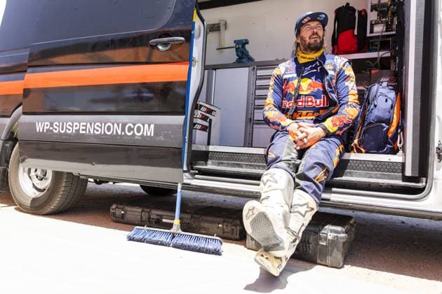 PRICE Toby (aus), Red Bull KTM Factory Racing, KTM 450 Rally Factory, FIM W2RC, portrait during the Stage 3 of the Sonora Rally 2023, 3rd round of the 2023 World Rally-Raid Championship, around Penasco on April 26th, 2023 in Penasco, Mexico - AUTO - W2RC - SONORA RALLY 2023 DPPI Panoramic  05323003__DE_8407