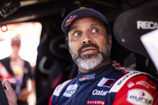 AL ATTIYAH Nasser (qat), Toyota Gazoo Racing, Toyota GR DKR Hilux, FIA W2RC, portrait during the Stage 3 of the Sonora Rally 2023, 3rd round of the 2023 World Rally-Raid Championship, around Penasco on April 26th, 2023 in Penasco, Mexico - AUTO - W2RC - SONORA RALLY 2023 DPPI Panoramic  05323003__DE_6274