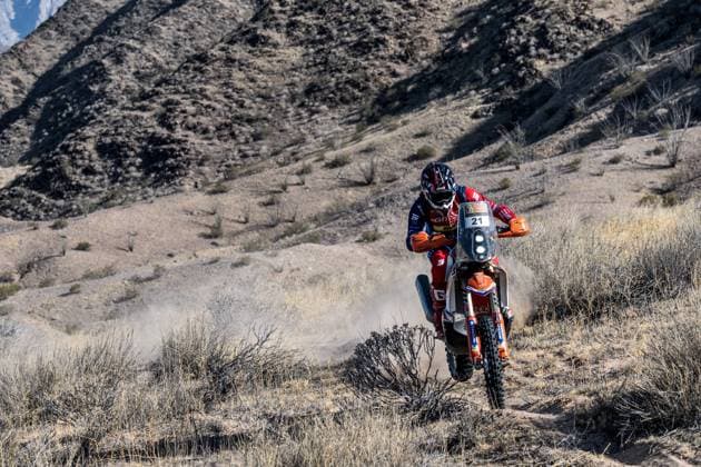 21 COX Bradley (zaf), BAS World KTM Racing Team, KTM 450 Rally Raid, FIM W2RC, action during the Stage 3 of the Sonora Rally 2023, 3rd round of the 2023 World Rally-Raid Championship, around Penasco on April 26th, 2023 in Penasco, Mexico - AUTO - W2RC - SONORA RALLY 2023 DPPI Panoramic  EdoBauer_S1_SON23__EDU3387