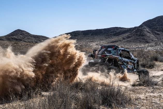308 EKSTROM Mattias (swe), BERGKVIST Emil (swe), South Racing Can-Am, Can-Am Maverick, FIA W2RC, action during the Stage 3 of the Sonora Rally 2023, 3rd round of the 2023 World Rally-Raid Championship, around Penasco on April 26th, 2023 in Penasco, Mexico - AUTO - W2RC - SONORA RALLY 2023 DPPI Panoramic  EdoBauer_S1_SON23__EDU5419