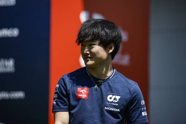 TSUNODA Yuki (jap), Scuderia AlphaTauri AT04, portrait during the Formula 1 Azerbaijan Grand Prix 2023, 4th round of the 2023 Formula One World Championship, WM, Weltmeisterschaft from April 28 to 30, 2023 on the Baku City Circuit, in Baku, Azerbaijan - F1 - AZERBAIJAN GRAND PRIX 2023 DPPI Panoramic  _R3_4289