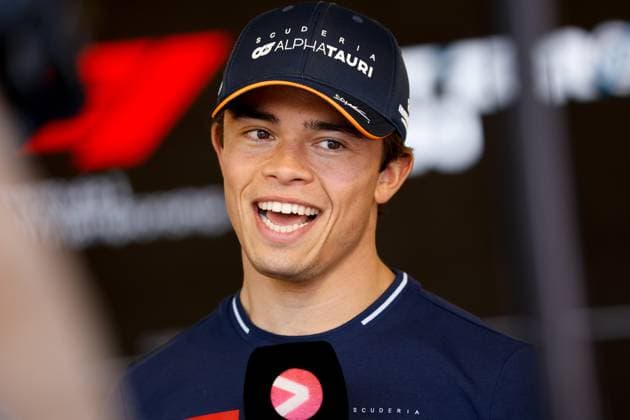 DE VRIES Nyck (ned), Scuderia AlphaTauri AT04, portrait during the Formula 1 Azerbaijan Grand Prix 2023, 4th round of the 2023 Formula One World Championship, WM, Weltmeisterschaft from April 28 to 30, 2023 on the Baku City Circuit, in Baku, Azerbaijan - F1 - AZERBAIJAN GRAND PRIX 2023 DPPI Panoramic  00122008_F12023GP04AZE_JK000523