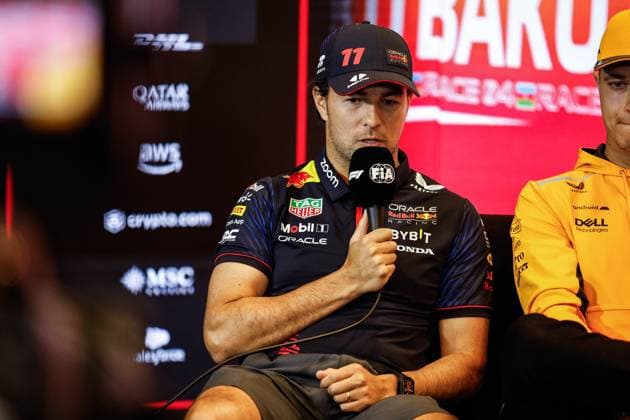 11 Sergio Perez MEX, Oracle Red Bull Racing , F1 Grand Prix of Azerbaijan at Baku City Circuit on April 27, 2023 in Baku, Azerbaijan Photo by HOCH ZWEI Baku Azerbaijan