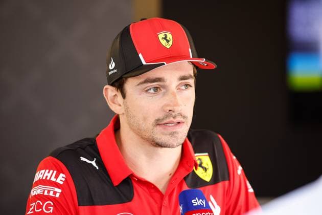 16 Charles Leclerc MCO, Scuderia Ferrari , F1 Grand Prix of Azerbaijan at Baku City Circuit on April 27, 2023 in Baku, Azerbaijan Photo by HOCH ZWEI Baku Azerbaijan