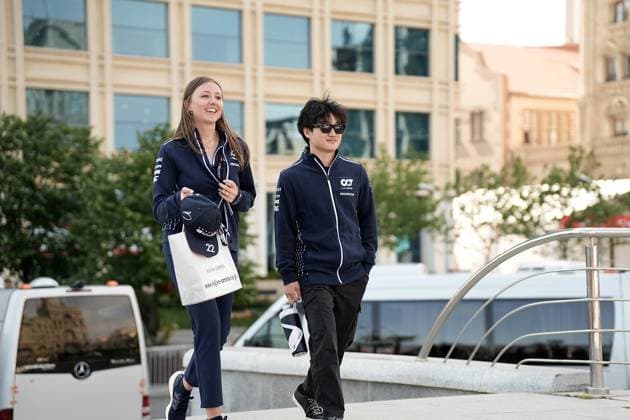 27 04 2023, Baku City Circuit , Baku, FORMULA 1 AZERBAIJAN GRAND PRIX 2023 ,in picture Yuki Tsunoda JPN , Scuderia AlphaTauri Baku Baku City Circuit AZERBAIJAN  eu-images-506