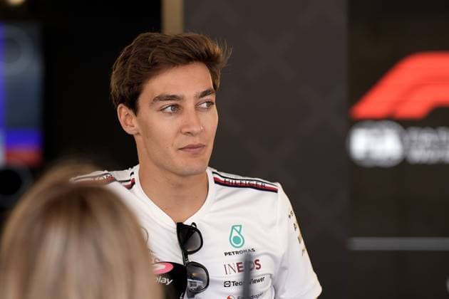 27 04 2023, Baku City Circuit , Baku, FORMULA 1 AZERBAIJAN GRAND PRIX 2023 ,in picture George Russell GBR , Mercedes AMG Petronas Formula One Team Baku Baku City Circuit AZERBAIJAN  eu-images-506