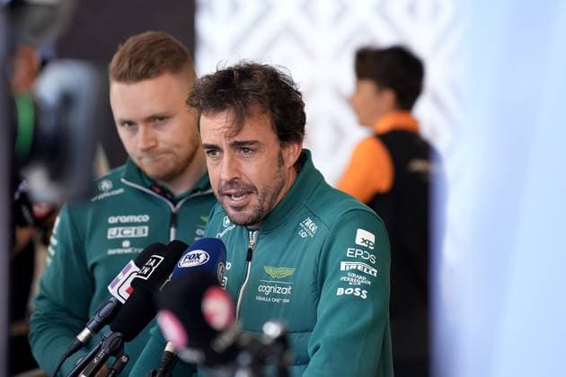 FORMULA 1 AZERBAIJAN GRAND PRIX 2023 27 04 2023, Baku City Circuit , Baku, FORMULA 1 AZERBAIJAN GRAND PRIX 2023 ,in picture Fernando Alonso ESP , Aston Martin Aramco Cognizant Formula One Team nordphotoxGmbHx xBratic nph00250