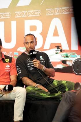 FORMULA 1 AZERBAIJAN GRAND PRIX 2023 27 04 2023, Baku City Circuit , Baku, FORMULA 1 AZERBAIJAN GRAND PRIX 2023 ,in picture Lewis Hamilton GBR , Mercedes AMG Petronas Formula One Team nordphotoxGmbHx xBratic nph00250