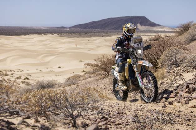 57 CAMURRI Massimo (ita), Husqvarna, FIM W2RC, action during the Stage 4 of the Sonora Rally 2023, 3rd round of the 2023 World Rally-Raid Championship, around Penasco on April 27th, 2023 in Penasco, Mexico - AUTO - W2RC - SONORA RALLY 2023 DPPI Panoramic  05323003__DE_6541