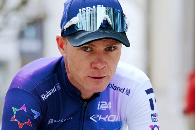 Photo Manuel Geisser 27 04 2023 76 Tour de Romandie 2 stage Moteau La Chaux de Fonds picture Chris Froome GBR Team Israel Premier Tech action single image