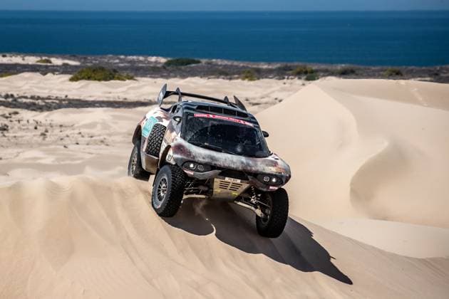 204 CHICHERIT Guerlain (fra), WINOCQ Alex (fra), GCK Motorsport, Prodrive Hunter, FIA W2RC, action during the Stage 4 of the Sonora Rally 2023, 3rd round of the 2023 World Rally-Raid Championship, around Penasco on April 27th, 2023 in Penasco, Mexico - AUTO - W2RC - SONORA RALLY 2023 DPPI Panoramic  CrisBarni_st4_sr23_64919-3690