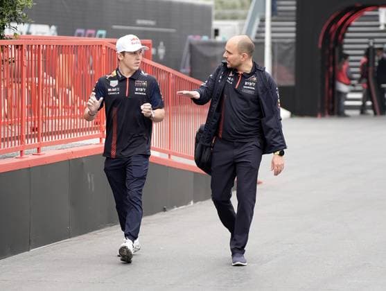 28 04 2023, Baku City Circuit , Baku, FORMULA 1 AZERBAIJAN GRAND PRIX 2023 ,in picture Liam Lawson AUS , Formula 2 Driver Baku Baku City Circuit AZERBAIJAN  eu-images-506