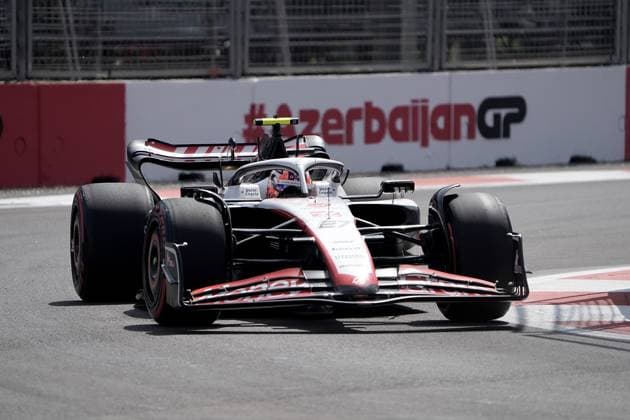 28 04 2023, Baku City Circuit , Baku, FORMULA 1 AZERBAIJAN GRAND PRIX 2023 ,in picture Nico Hülkenberg DEU , Moneygram Haas F1 Team Baku Baku City Circuit AZERBAIJAN  eu-images-506