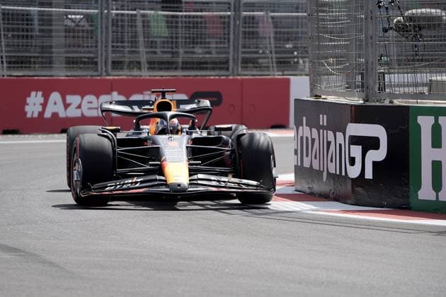 28 04 2023, Baku City Circuit , Baku, FORMULA 1 AZERBAIJAN GRAND PRIX 2023 ,in picture Max Verstappen NLD , Oracle Red Bull Racing Baku Baku City Circuit AZERBAIJAN  eu-images-506