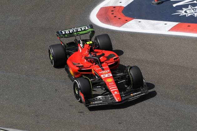 Formula 1 GP Baku Azerbaijan Friday 28 04 2023 Carlos Sainz ESP Scuderia Ferrari Formula 1 GP Baku Azerbaijan Friday 28 04 2023 Copyright: xBEAUTIFULxSPORTS Erlhofx