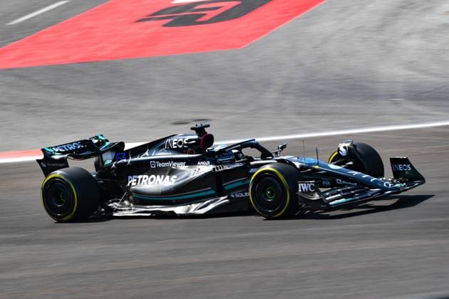 Formula 1 GP Baku Azerbaijan Friday 28 04 2023 George Russell GBR Mercedes AMG F1 Team Formula 1 GP Baku Azerbaijan Friday 28 04 2023 Copyright: xBEAUTIFULxSPORTS Erlhofx