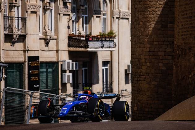 2 Logan Sargeant USA, Williams Racing , F1 Grand Prix of Azerbaijan at Baku City Circuit on April 28, 2023 in Baku, Azerbaijan Photo by HOCH ZWEI Baku Azerbaijan