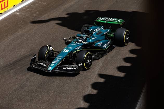 18 Lance Stroll CAN, Aston Martin Aramco Cognizant F1 Team , F1 Grand Prix of Azerbaijan at Baku City Circuit on April 28, 2023 in Baku, Azerbaijan Photo by HOCH ZWEI Baku Azerbaijan