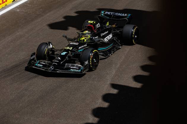44 Lewis Hamilton GBR, Mercedes AMG Petronas F1 Team , F1 Grand Prix of Azerbaijan at Baku City Circuit on April 28, 2023 in Baku, Azerbaijan Photo by HOCH ZWEI Baku Azerbaijan