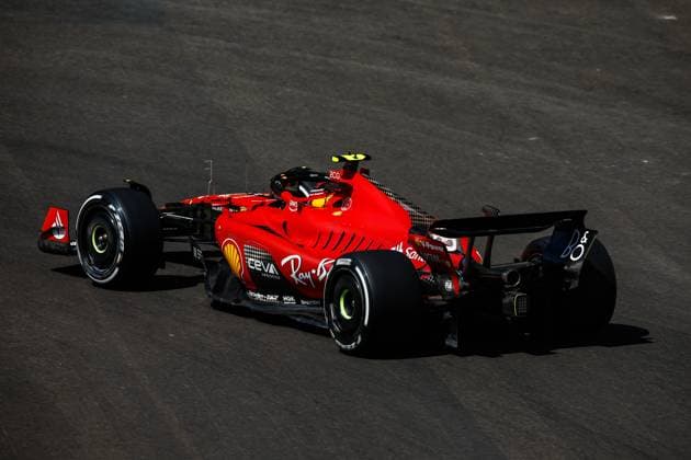 55 Carlos Sainz ESP, Scuderia Ferrari , F1 Grand Prix of Azerbaijan at Baku City Circuit on April 28, 2023 in Baku, Azerbaijan Photo by HOCH ZWEI Baku Azerbaijan