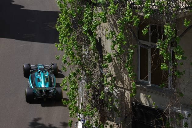 18 Lance Stroll CAN, Aston Martin Aramco Cognizant F1 Team , F1 Grand Prix of Azerbaijan at Baku City Circuit on April 28, 2023 in Baku, Azerbaijan Photo by HOCH ZWEI Baku Azerbaijan