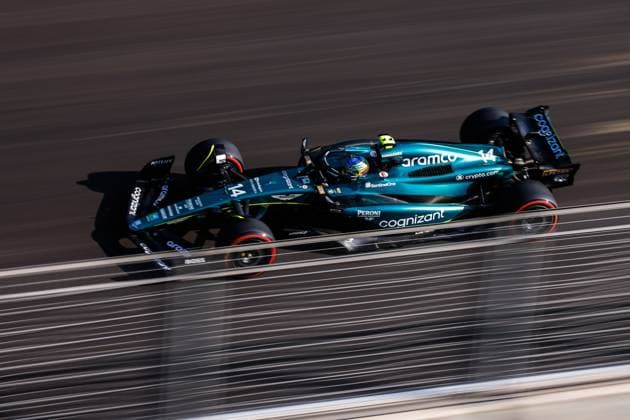 14 Fernando Alonso ESP, Aston Martin Aramco Cognizant F1 Team , F1 Grand Prix of Azerbaijan at Baku City Circuit on April 28, 2023 in Baku, Azerbaijan Photo by HOCH ZWEI Baku Azerbaijan
