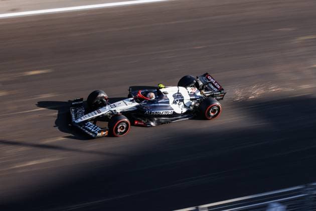 22 Yuki Tsunoda JPN, Scuderia AlphaTauri , F1 Grand Prix of Azerbaijan at Baku City Circuit on April 28, 2023 in Baku, Azerbaijan Photo by HOCH ZWEI Baku Azerbaijan