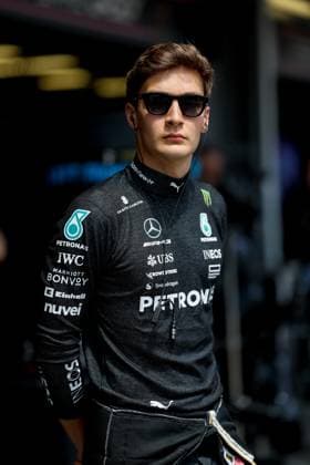 RUSSELL George (gbr), Mercedes AMG F1 Team W14, portrait during the Formula 1 Azerbaijan Grand Prix 2023, 4th round of the 2023 Formula One World Championship, WM, Weltmeisterschaft from April 28 to 30, 2023 on the Baku City Circuit, in Baku, Azerbaijan - F1 - AZERBAIJAN GRAND PRIX 2023 DPPI Panoramic  F12023GP04AZE_JK002023